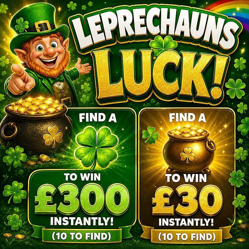 LERECHAUNS LUCK! INSTANT WINS! (2)